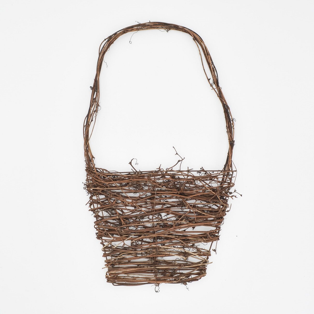 21 Natural Twig Flat Door Basket